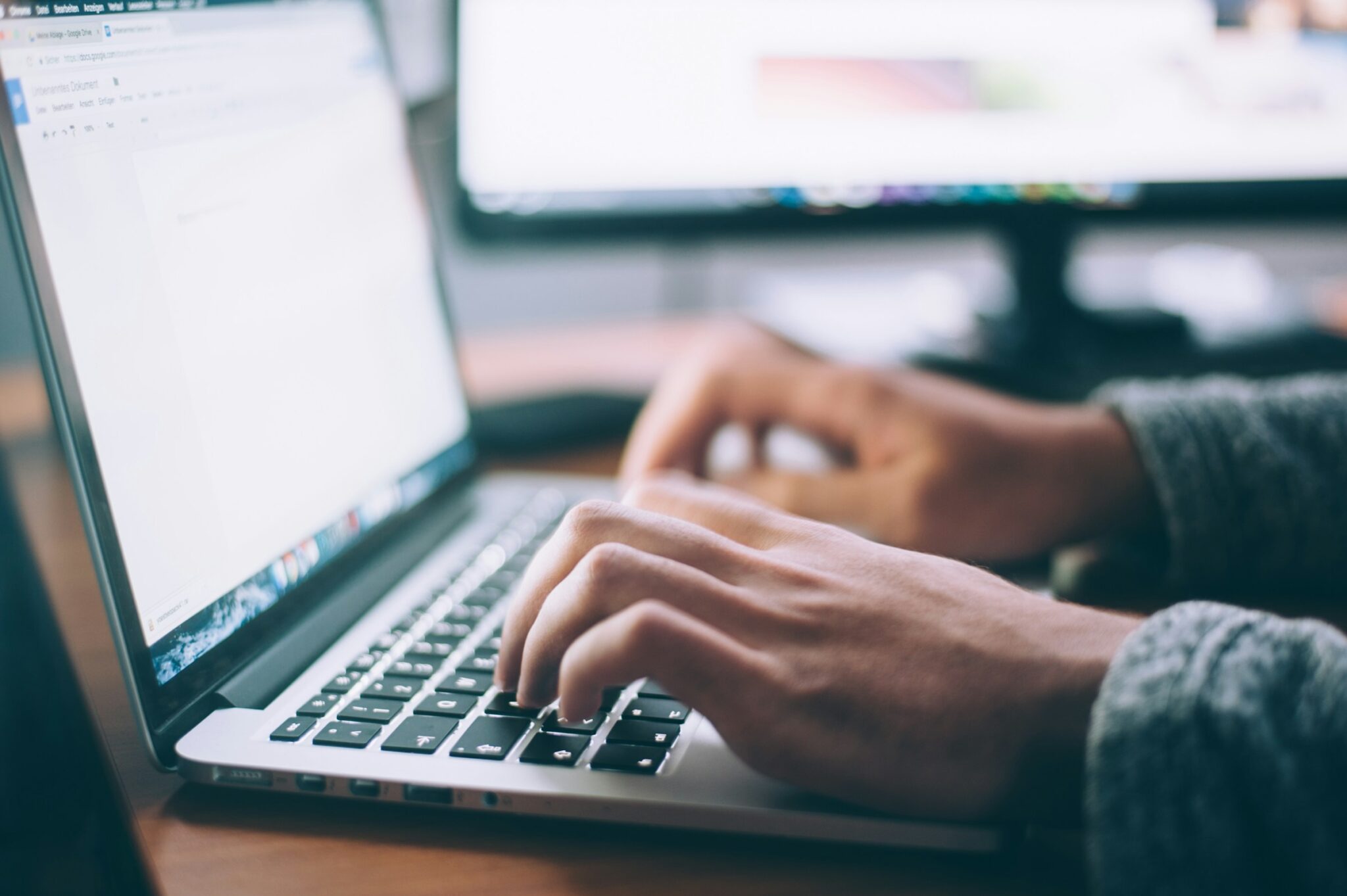 escribiendo artículo de una web