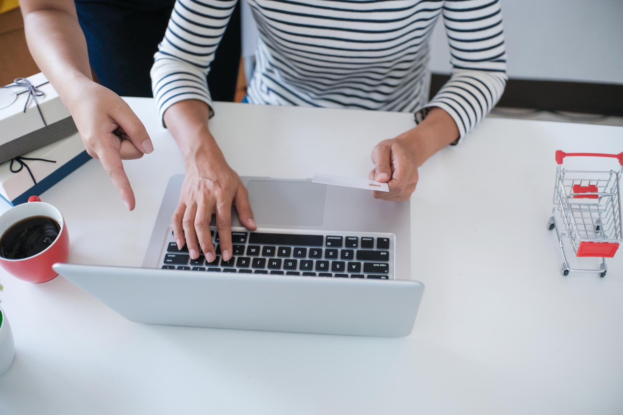 Comprando en una web